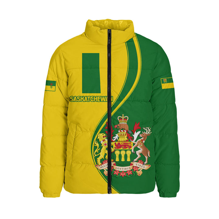 Saskatchewan Padded Jacket Canada Territories Pride