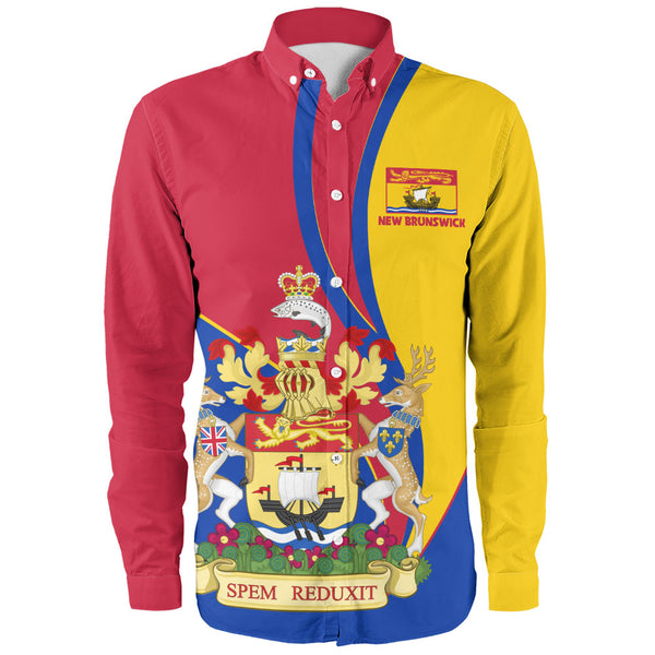 New Brunswick Long Sleeve Shirt Heritage Pride Of The North