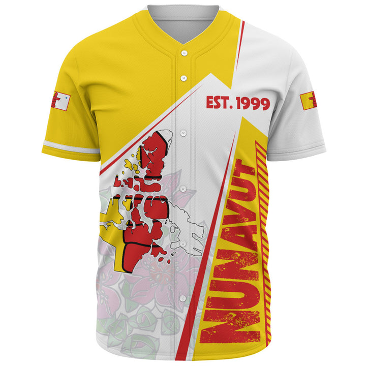 Nunavut Baseball Shirt United Provinces & Territories