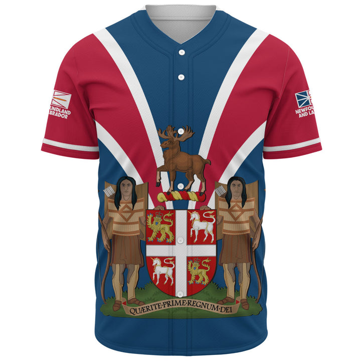 Newfoundland & Labrador Baseball Shirt Proud Provinces Collection