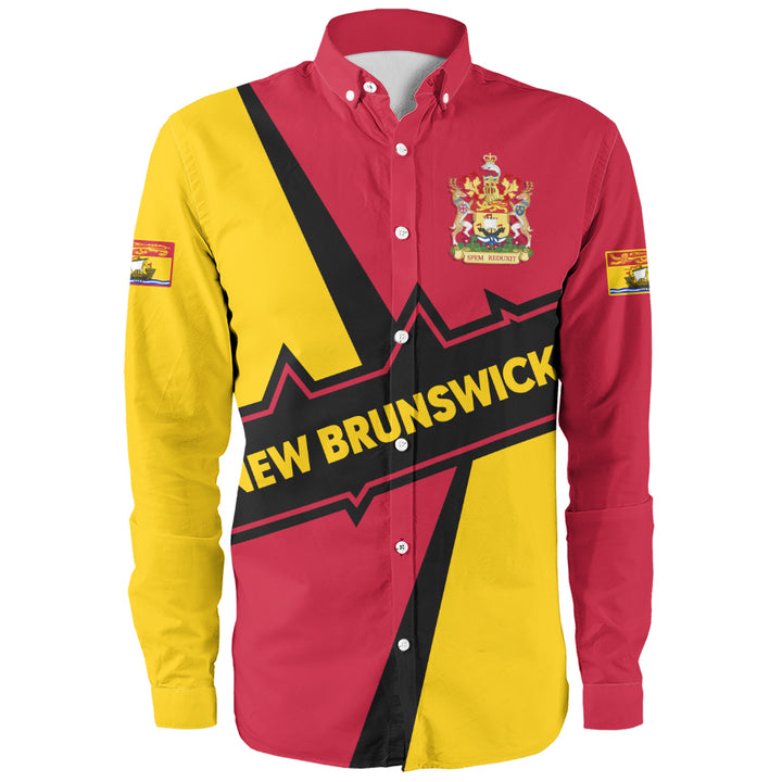 New Brunswick Long Sleeve Shirt Loyal True North Provincial Style