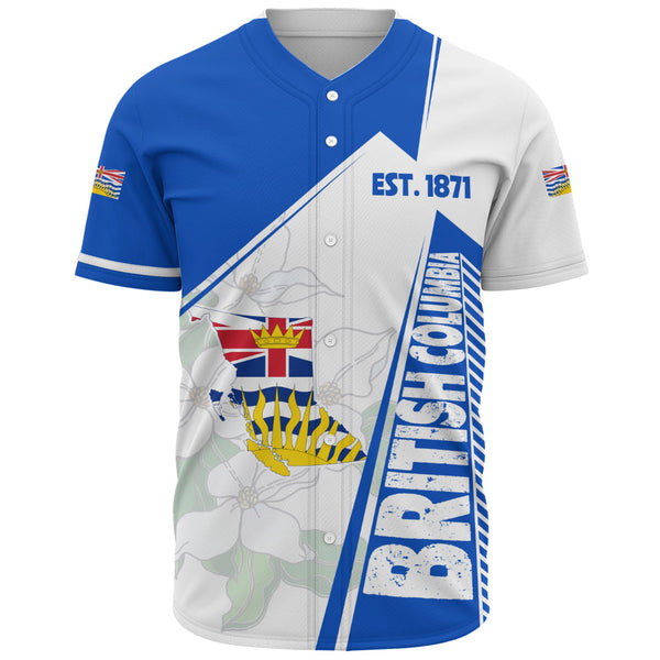 British Columbia Baseball Shirt United Provinces & Territories