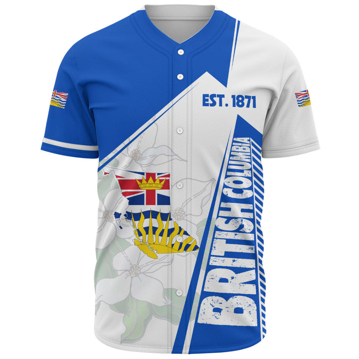 British Columbia Baseball Shirt United Provinces & Territories