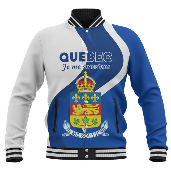 Quebec Baseball Jacket Crest Of Identity