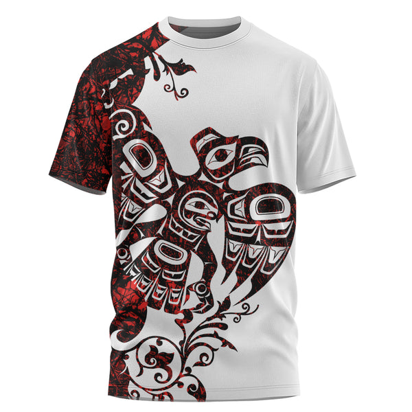 Canada T-Shirt Red Sky Flight Haida Edition