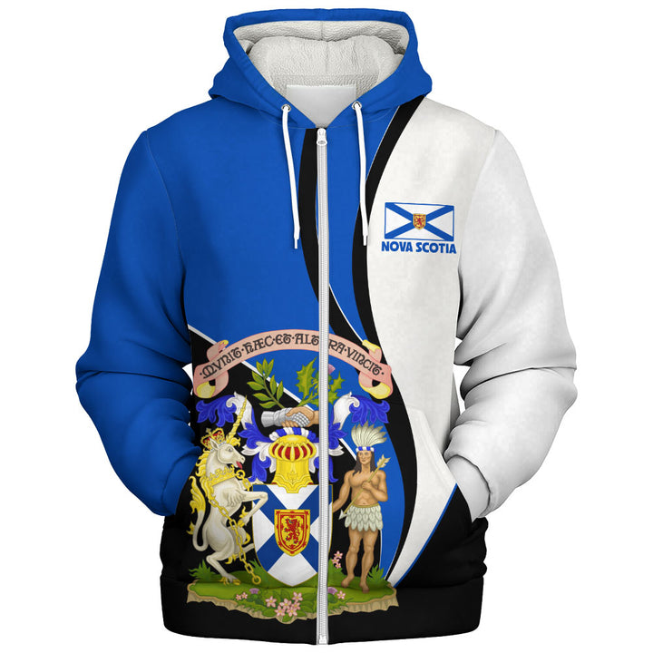 Nova Scotia Sherpa Hoodie Heritage Pride Of The North