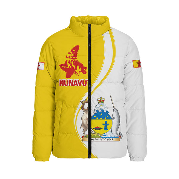 Nunavut Padded Jacket Canada Territories Pride