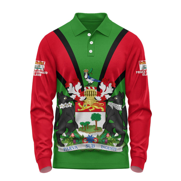 Prince Edward Island Long Sleeve Polo Shirt Proud Provinces Collection