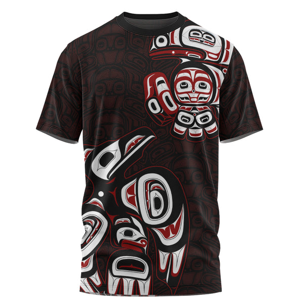 Canada T-Shirt Haida Red Raven Rise