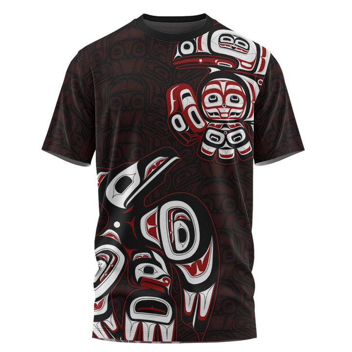 Canada T-Shirt Haida Red Raven Rise