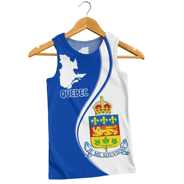 Quebec Tank Top Canada Territories Pride