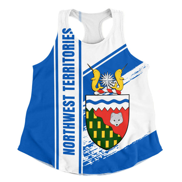 Northwest Territories Women Tank Heritage Strength Crest