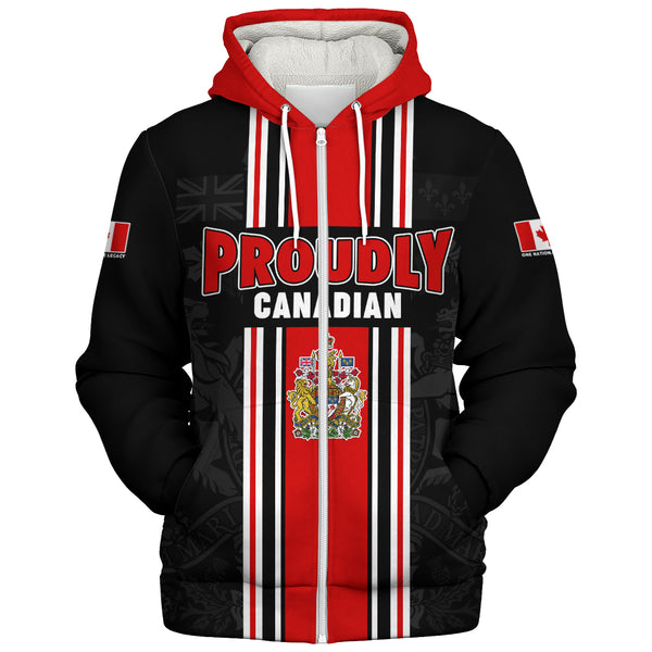 Canada Sherpa Hoodie Proud Heritage Crest Edition