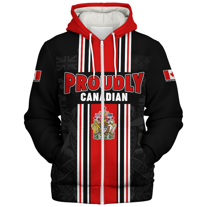 Canada Sherpa Hoodie Proud Heritage Crest Edition