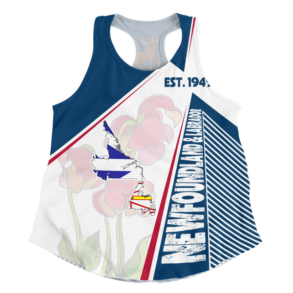 Newfoundland & Labrador Women Tank United Provinces & Territories