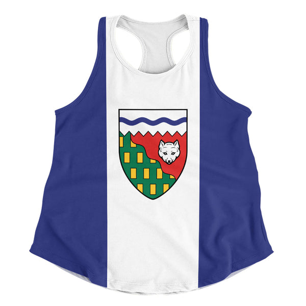 Northwest Territories Women Tank Flag Minimalist Pride Style