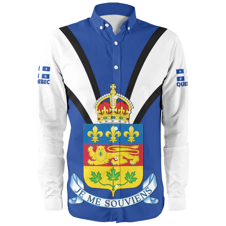 Quebec Long Sleeve Shirt Proud Provinces Collection