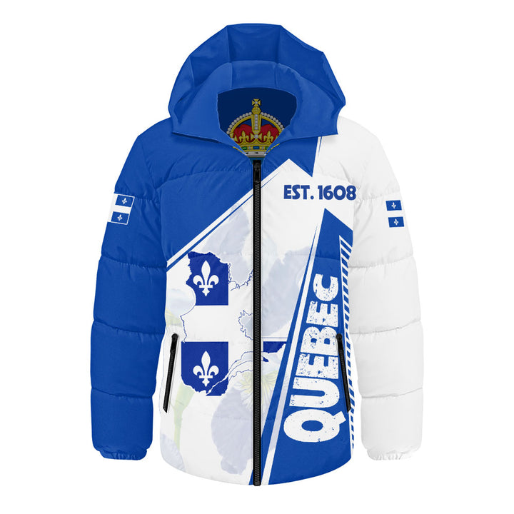 Quebec Hooded Padded Jacket United Provinces & Territories