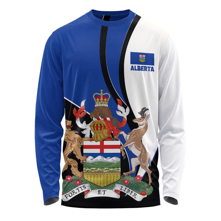Alberta Long Sleeve T-Shirt Heritage Pride Of The North
