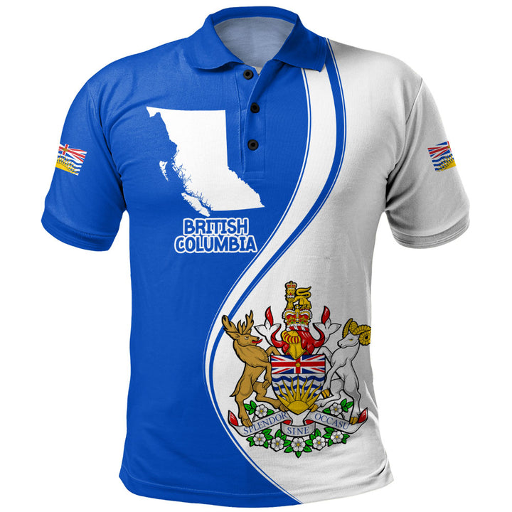 British Columbia Polo Shirt Canada Territories Pride