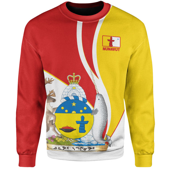 Nunavut Sweatshirt Heritage Pride Of The North