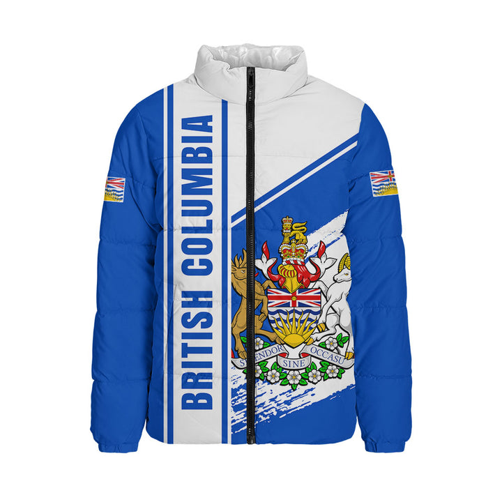 British Columbia Padded Jacket Heritage Strength Crest