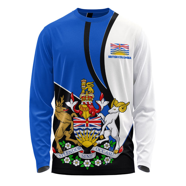 British Columbia Long Sleeve T-Shirt Heritage Pride Of The North