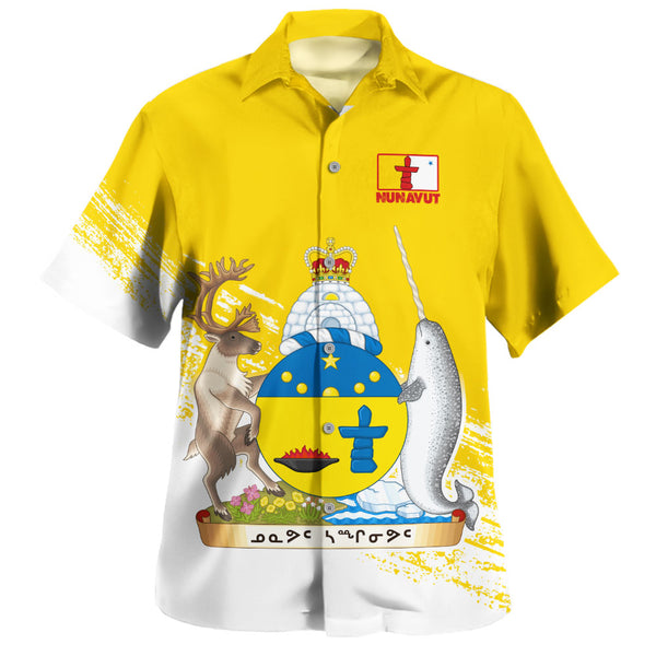 Nunavut Bowling Shirt Pride Of The Provinces