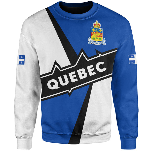 Quebec Sweatshirt Loyal True North Provincial Style