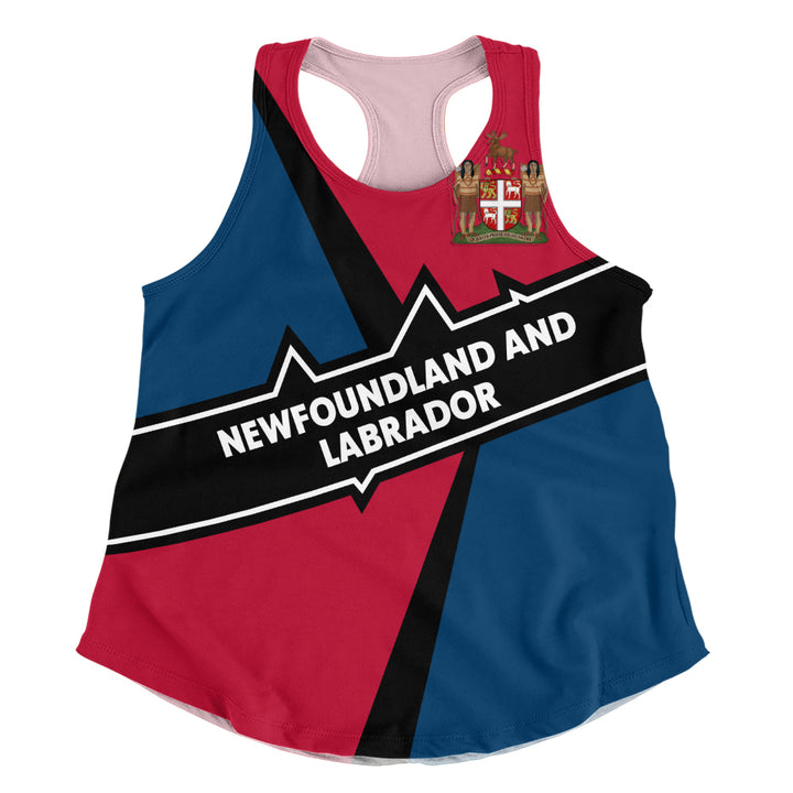 Newfoundland & Labrador Women Tank Loyal True North Provincial Style