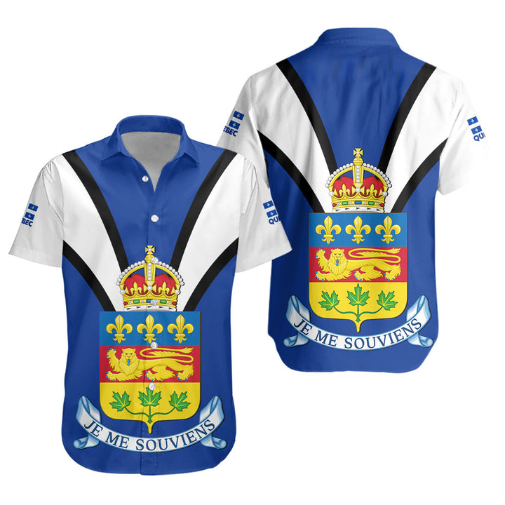 Quebec Short Sleeve Shirt Proud Provinces Collection