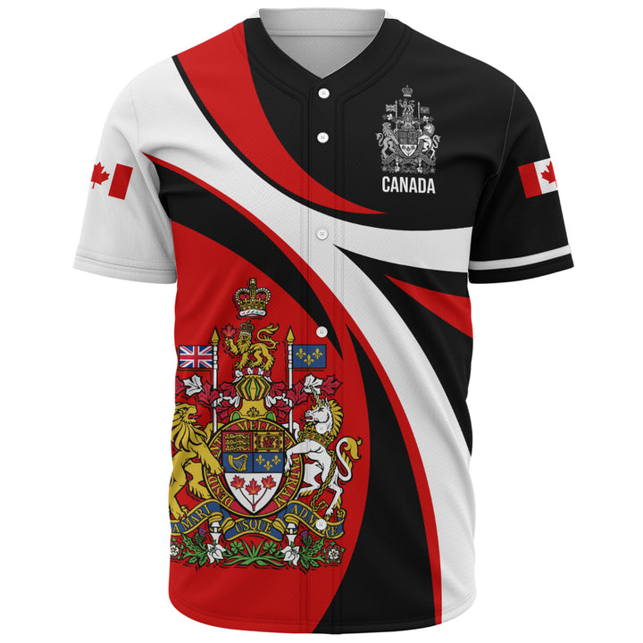 Canada Baseball Shirt Heritage Pride And Power Crest