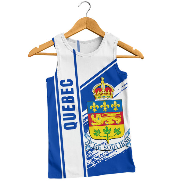 Quebec Tank Top Heritage Strength Crest