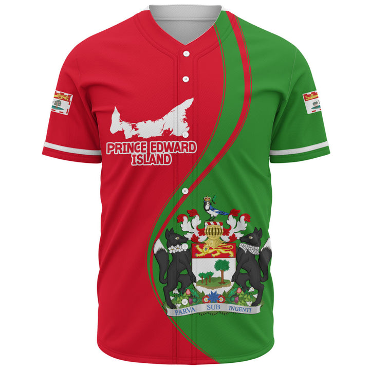 Prince Edward Island Baseball Shirt Canada Territories Pride