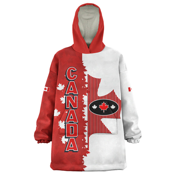 Canada Snug Hoodie Bold Leaf Patriotic Canada Edition