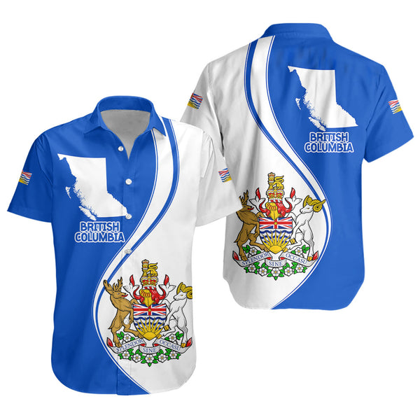 British Columbia Short Sleeve Shirt Canada Territories Pride