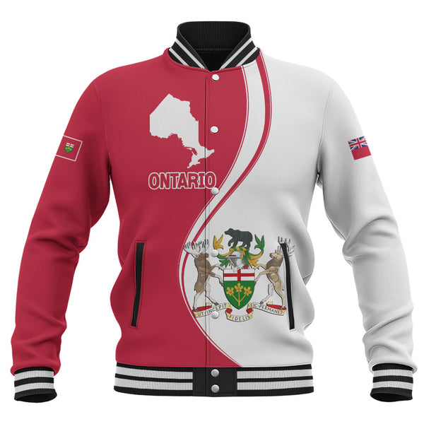 Ontario Baseball Jacket Canada Territories Pride