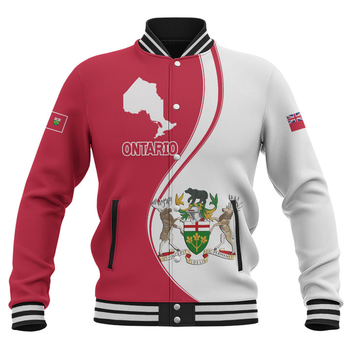 Ontario Baseball Jacket Canada Territories Pride