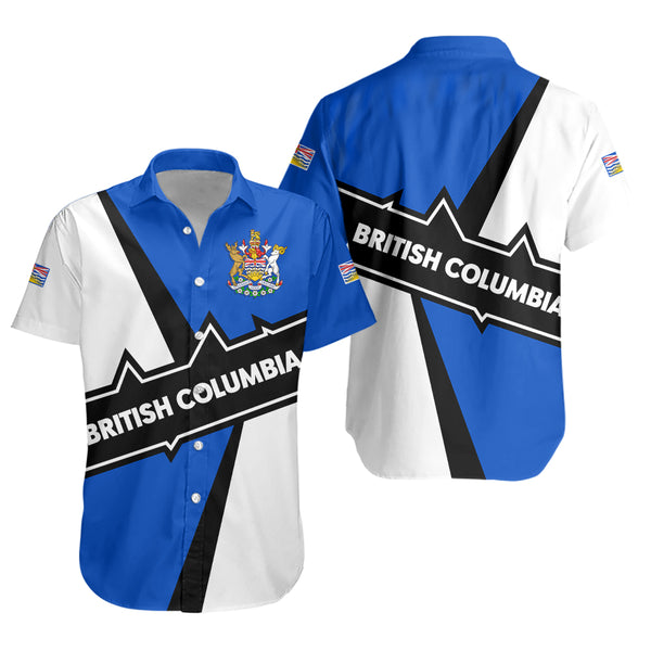 British Columbia Short Sleeve Shirt Loyal True North Provincial Style