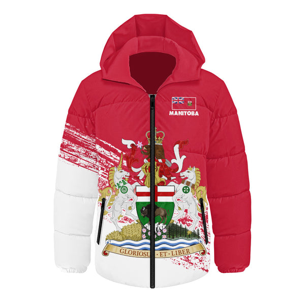 Manitoba Hooded Padded Jacket Pride Of The Provinces