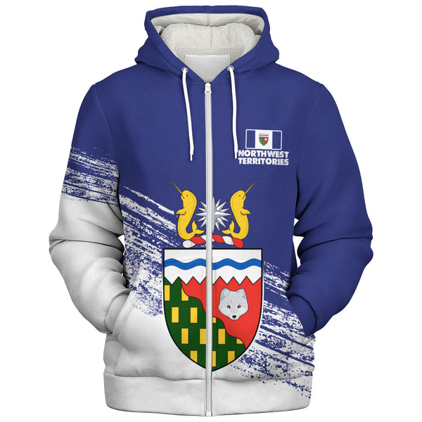 Northwest Territories Sherpa Hoodie Pride Of The Provinces