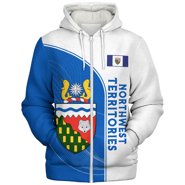 Northwest Territories Sherpa Hoodie Proud Provincial Heritage