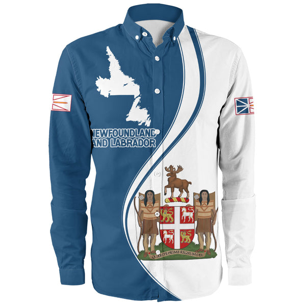 Newfoundland & Labrador Long Sleeve Shirt Canada Territories Pride
