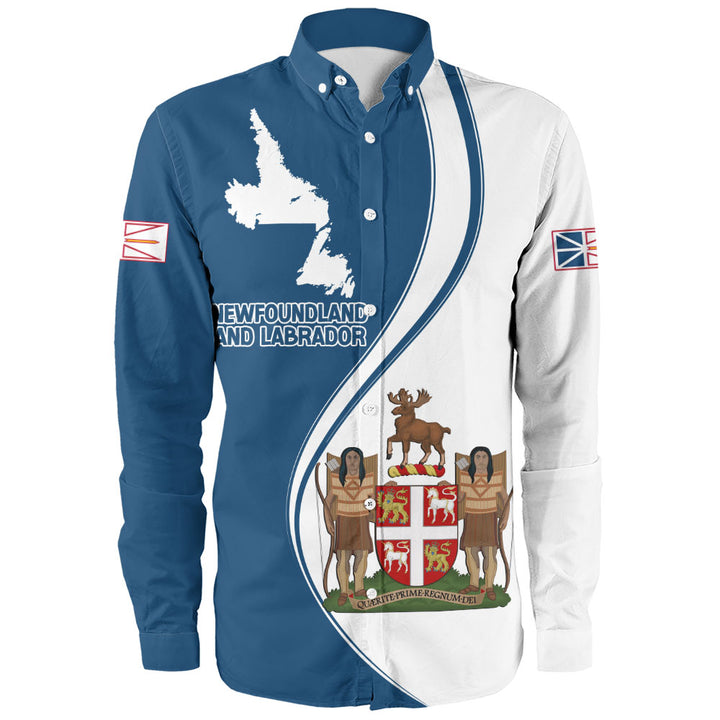 Newfoundland & Labrador Long Sleeve Shirt Canada Territories Pride