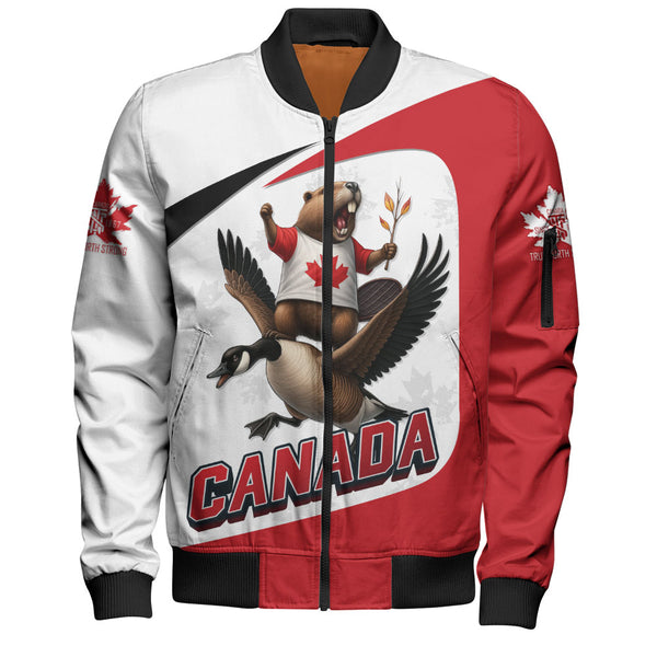 Canada Bomber Jacket Strong & Free Flight