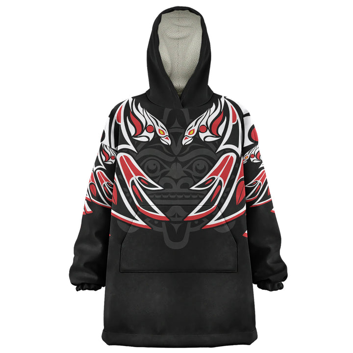 Canada Snug Hoodie Tribal Guardian Spirit Haida Style