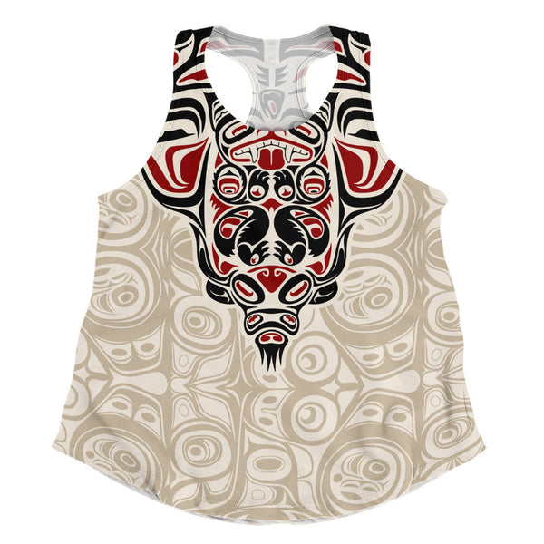 Canada Women Tank Haida Thunderbird Tribal Spirit Design