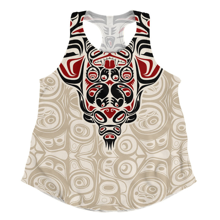 Canada Women Tank Haida Thunderbird Tribal Spirit Design