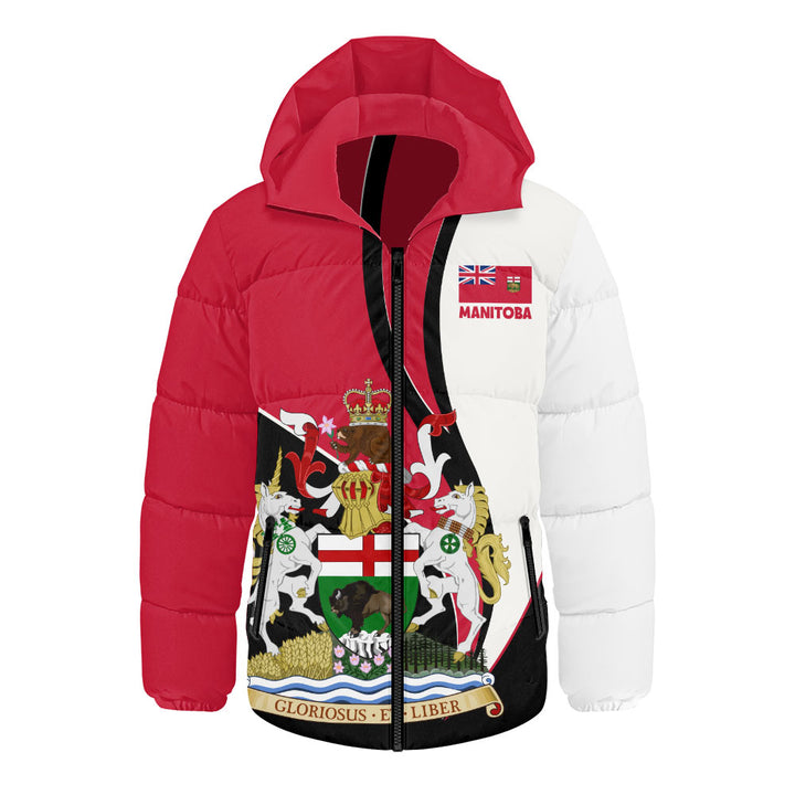Manitoba Hooded Padded Jacket Heritage Pride Of The North