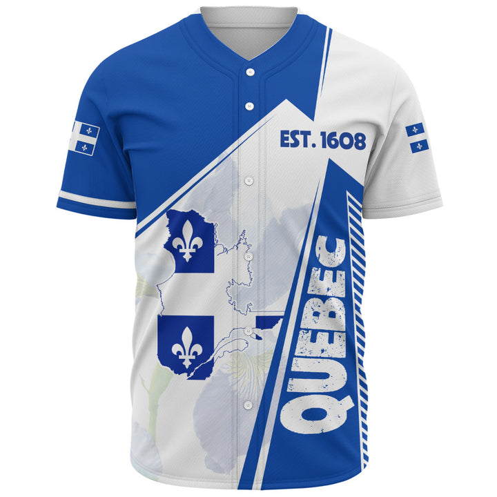 Quebec Baseball Shirt United Provinces & Territories